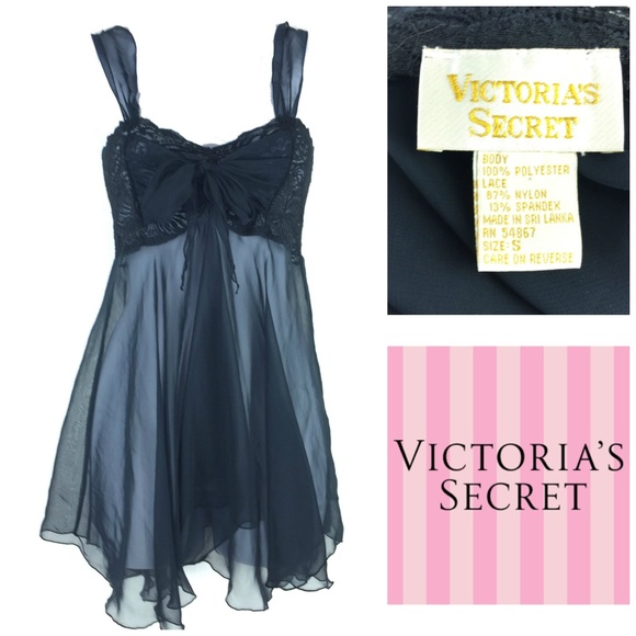 Victoria's Secret Other - Vtg Victoria's Secret Sz S Babydoll Chemise Gown